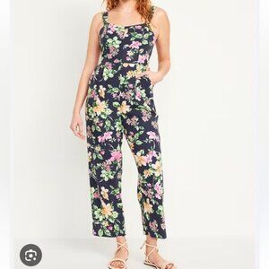 Old Navy Fit & Flare Floral Jumpsuit - NWT